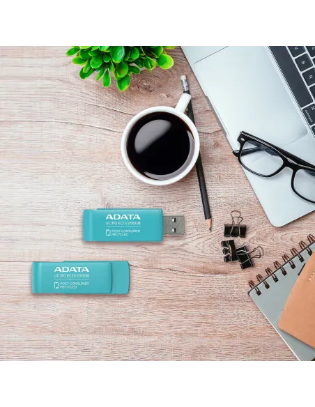 ADATA UC310 ECO unidad flash USB 256 GB USB tipo A 3.2 Gen 1 (3.1 Gen 1) Verde