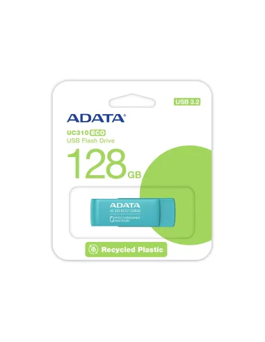 ADATA UC310 ECO unidad flash USB 128 GB USB tipo A 3.2 Gen 1 (3.1 Gen 1) Verde