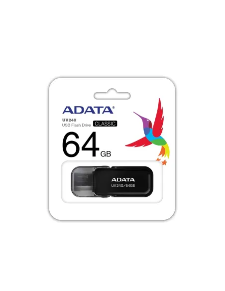 ADATA UV240 unidad flash USB 64 GB USB tipo A 2.0 Negro