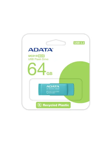 ADATA UC310 ECO unidad flash USB 64 GB USB tipo A 3.2 Gen 1 (3.1 Gen 1) Verde