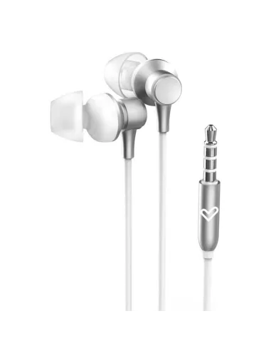 Auriculares energy sistem metallized jack 3.5mm blanco