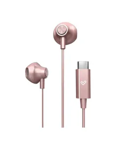 Auriculares energy sistem easypods usb tipo c oro rosa