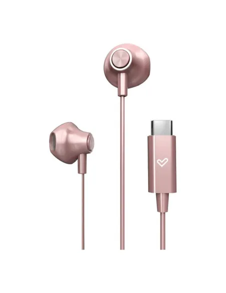 Auriculares energy sistem easypods usb tipo c oro rosa