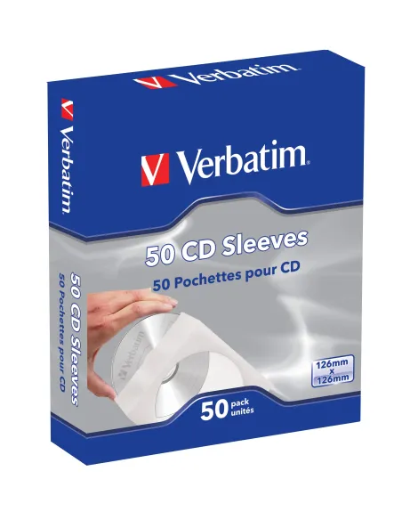 Verbatim Fundas de CD, paq 50