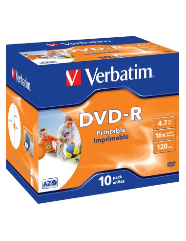 Verbatim 43521 DVD en blanco 4,7 GB DVD-R 10 pieza(s)