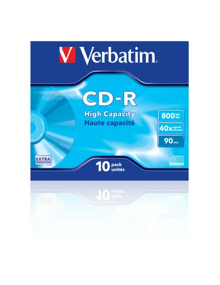 Verbatim CD-R High Capacity 800 MB 40x 10 pieza(s) Verbatim CD-R High Capacity 800 MB 40x 10 pieza(s)