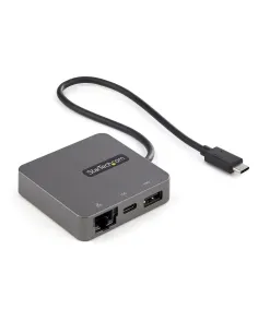 StarTech.com Adaptador Multipuertos USB-C - Docking Station USB Tipo C - HDMI o VGA - con Cable de 29cm - con Puertos USB A y