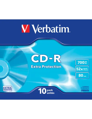 Verbatim CD-R Extra Protection 700 MB 52x 10 pieza(s)