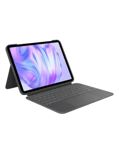Logitech Combo Touch, Funda con Teclado, iPad Pro 11 Pulgadas (M4)(2024) - Teclado retroiluminado extraíble con Soporte