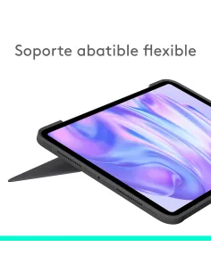 Logitech Combo Touch, Funda con Teclado, iPad Pro 11 Pulgadas (M4)(2024) - Teclado retroiluminado extraíble con Soporte 2