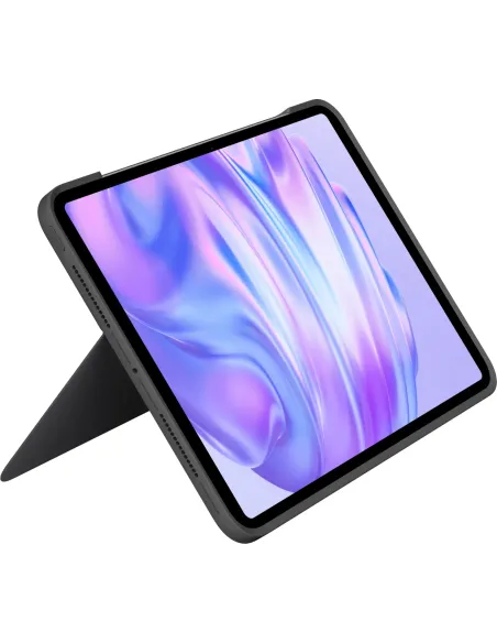 Logitech Combo Touch, Funda con Teclado, iPad Pro 11 Pulgadas (M4)(2024) - Teclado retroiluminado extraíble con Soporte