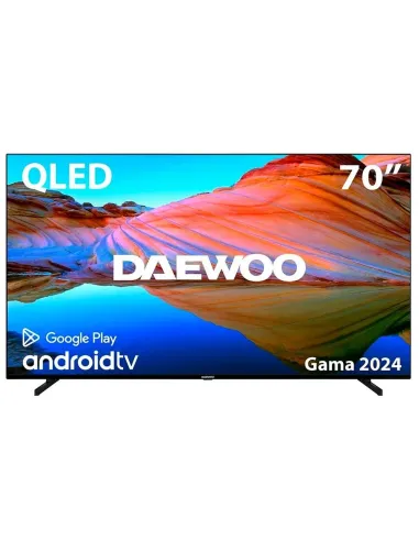 Tv daewoo 70pulgadas qled 4k uhd - 70dm73qa - android tv