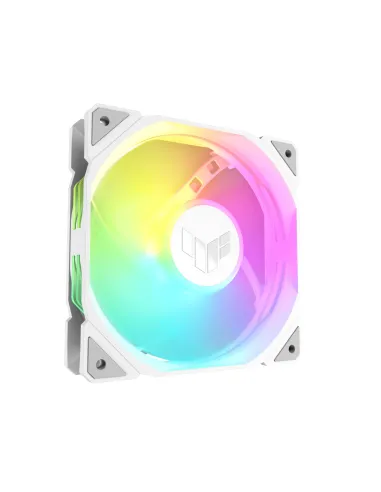ASUS TUF GAMING TR120 ARGB REVERSE 3IN1 White Carcasa del ordenador Refrigerador de aire 12 cm Blanco