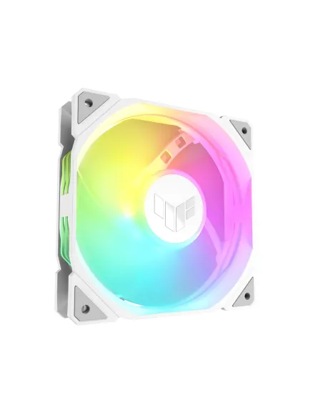 ASUS TUF GAMING TR120 ARGB REVERSE 3IN1 White Carcasa del ordenador Refrigerador de aire 12 cm Blanco
