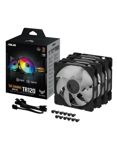 ASUS TUF GAMING TR120 ARGB 3IN1 Black Carcasa del ordenador Refrigerador de aire 12 cm Negro