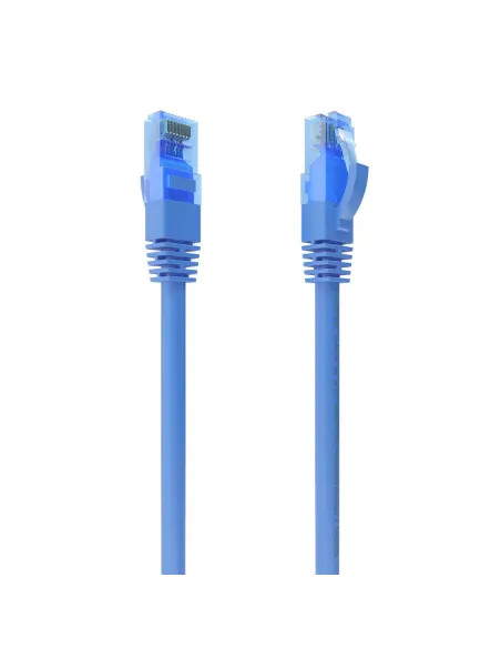 AISENS Cable De Red Latiguillo RJ45 Cat.6 UTP AWG26 CCA, Azul, 0.5 m