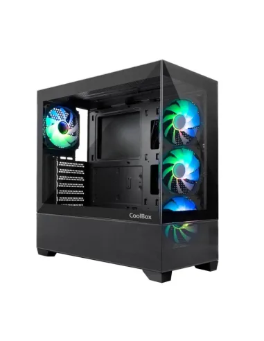 Caja ordenador gaming coolbox ga250 vision argb atx