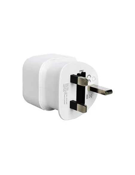 ADAPTADOR ENCHUFE VIAJE ESPAÑA A UK SAVIO AP-04