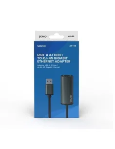ADAPTADOR USB(A) - 1 X RJ-45 SAVIO AK-55