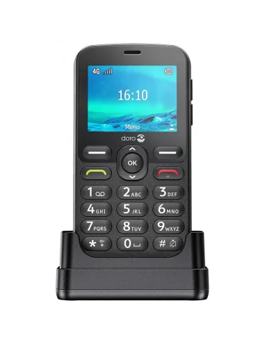 Telefono movil doro 1880 - 2.4pulgadas - 4g - negro