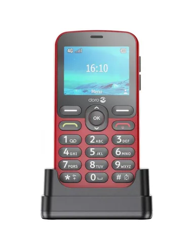 Telefono movil doro 1880 - 2.4pulgadas - 4g - rojo