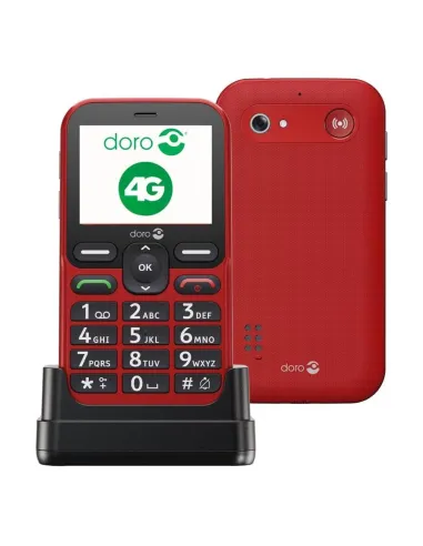 Telefono movil doro leva l10 - 2.4pulgadas - 4g - rojo