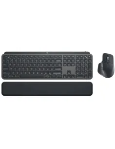 Teclado + raton logitech mx keys s combo inalambrico grafito español