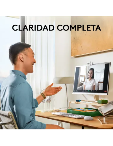 Logitech Brio 100 cámara web 2 MP 1920 x 1080 Pixeles USB Blanco