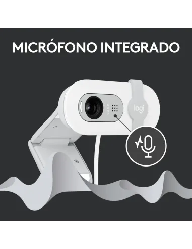 Logitech Brio 100 cámara web 2 MP 1920 x 1080 Pixeles USB Blanco