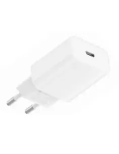 Carcador de pared xiaomi mi fast charger - usb tipo c -  20w - blanco