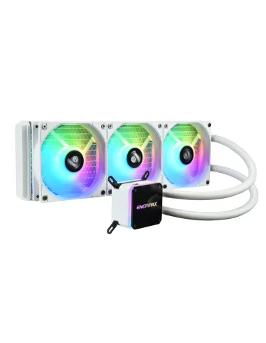 Kit refrigeracion liquida cpu gaming enermax elc - lmt240 - argb liqmax iii 360 para intel amd argb 3x12cm blanco