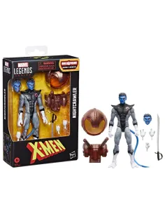 Figura hasbro marvel legends series build a figure marvels nemesis x - men nightcrawler