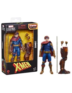 Figura hasbro marvel legends series build a figure marvels nemesis x - men gambit