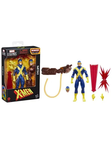 Figura hasbro marvel legends series build a figure marvels nemesis x - men cyclops