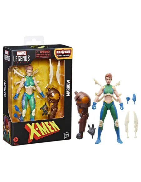 Figura hasbro marvel legends series build a figure marvels nemesis x - men marrow