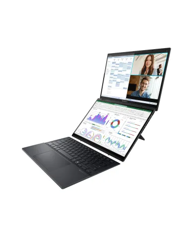 ASUS Zenbook Duo OLED UX8406CA-PZ152W - Ordenador Portátil 14" WQXGA+ 120Hz (Intel Core Ultra 9 285H, 32GB RAM, 1TB SSD, Arc