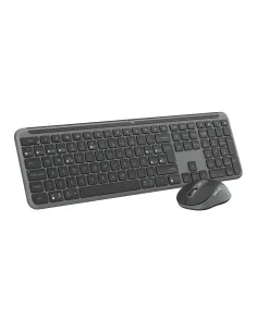 Logitech MK950 Signature Slim, teclado y ratón inalámbricos, diseño elegante, escritura y clics discretos, uso alternante de 3