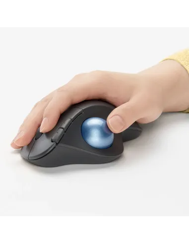 Logitech ERGO M575 for Business ratón Oficina mano derecha RF Wireless + Bluetooth Trackball 2000 DPI