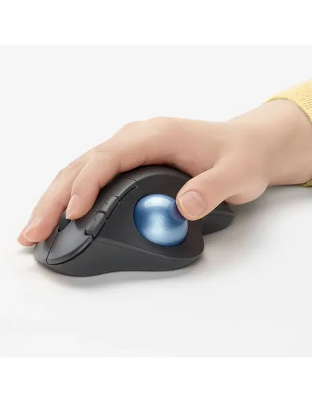 Logitech ERGO M575 for Business ratón Oficina mano derecha RF Wireless + Bluetooth Trackball 2000 DPI