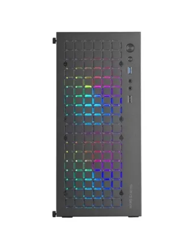 Caja ordenador mars gaming mccore matx frgb cristal templado negro