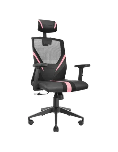 Silla ergonomica mars gaming mgc - ergo negra - rosa