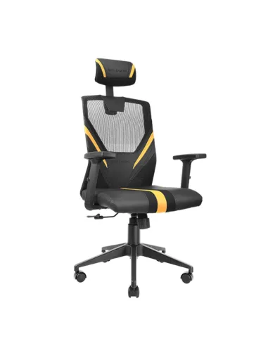 Silla ergonomica mars gaming mgc - ergo negra - amarilla